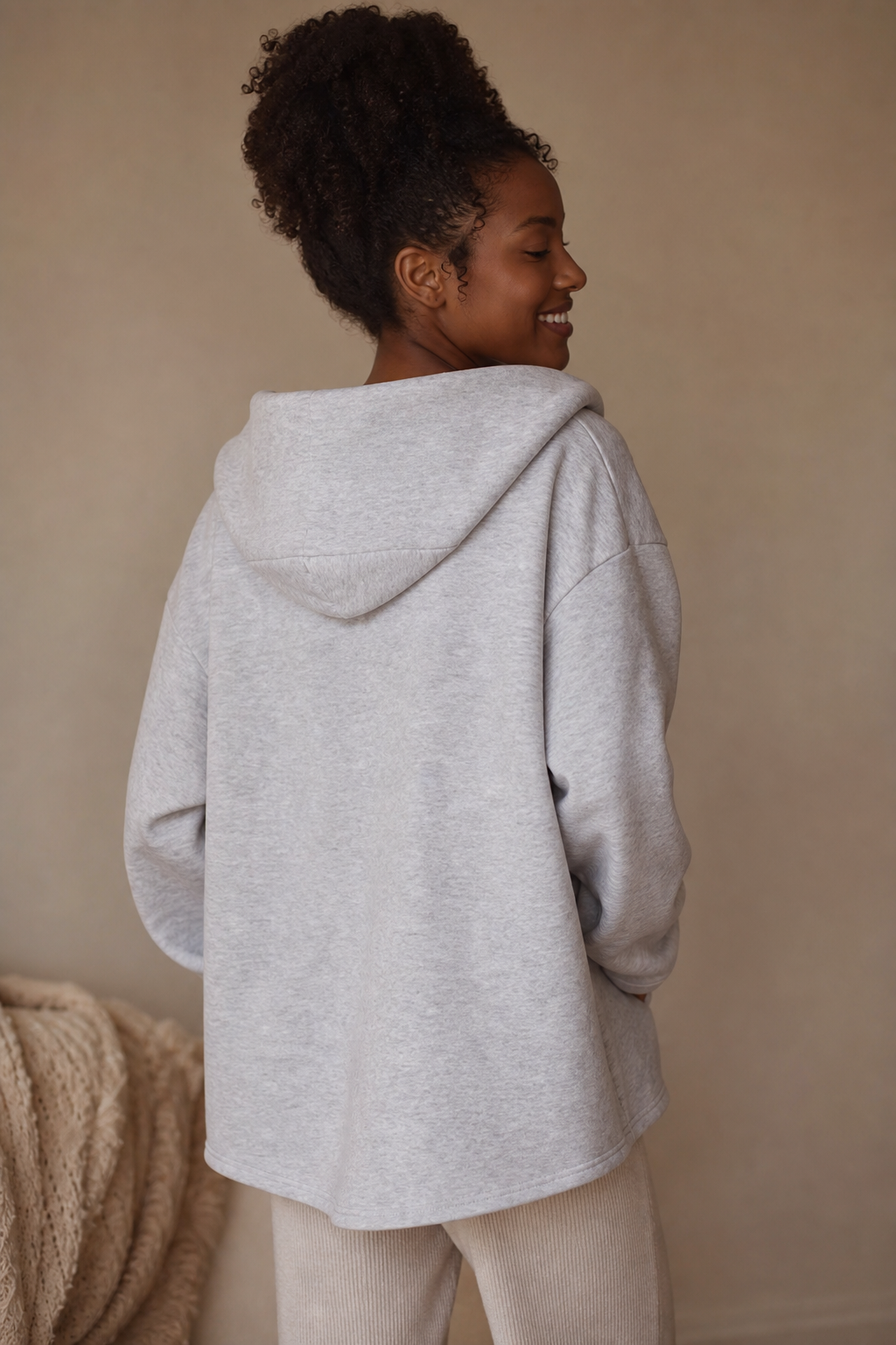 Oversized Dropped Shoulder Hoodie